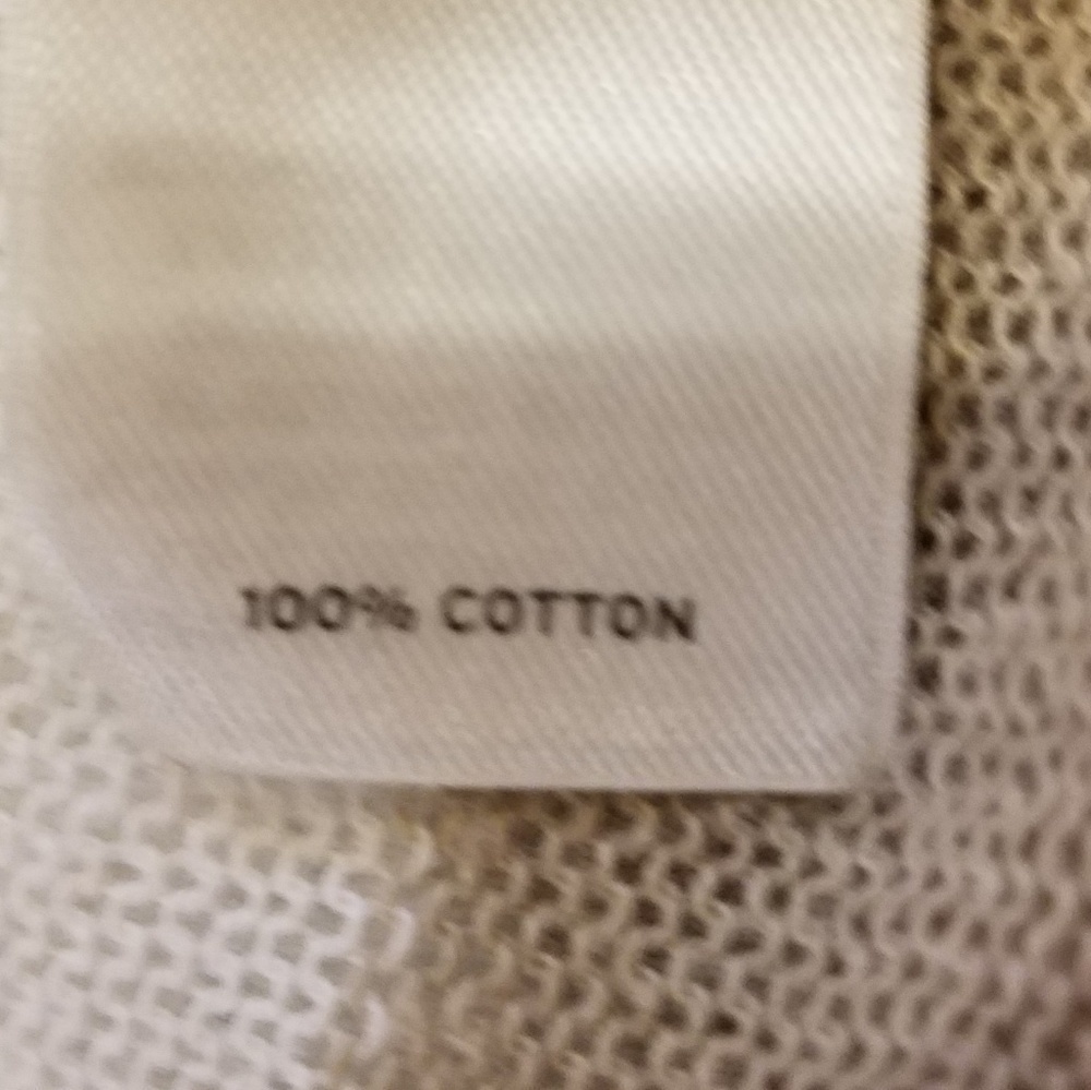 CASLON Striped Sheer Cotton Cardigan - Picture 6 of 6